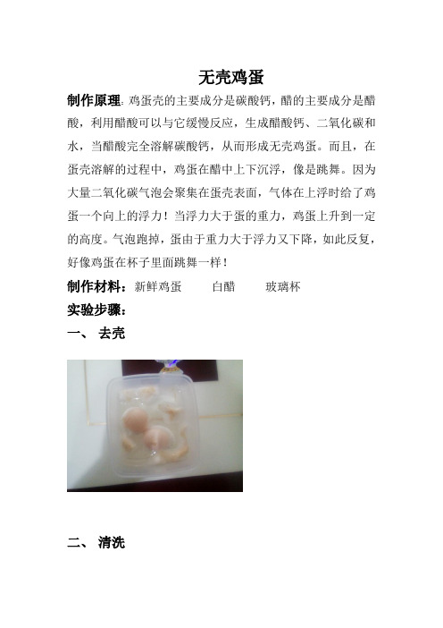 无壳鸡蛋