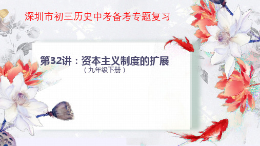 深圳市九年级历史中考备考专题复习--第32讲  资本主义制度的扩展(九年级下册)课件(共24张PPT