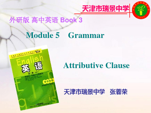 定语从句 说课稿