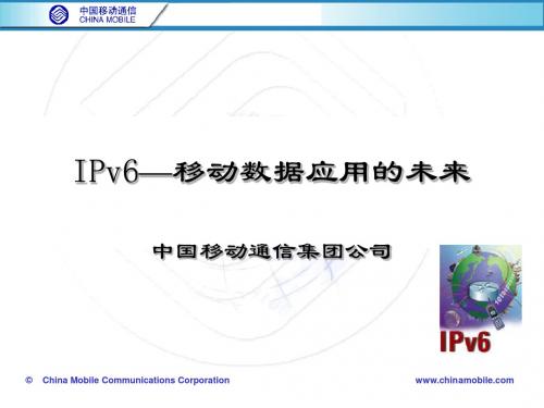 IPv6—移动数据应用的未来