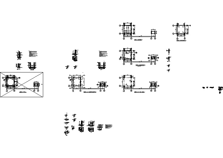 【CAD图纸】郊野公园景观设计全套施工图ys-17,18,19大门结构(精美图例)