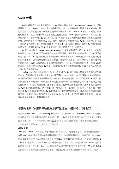 基因组学知识点整理