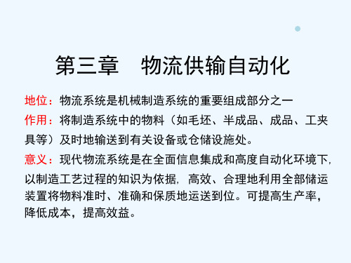 第3章物料供输自动化