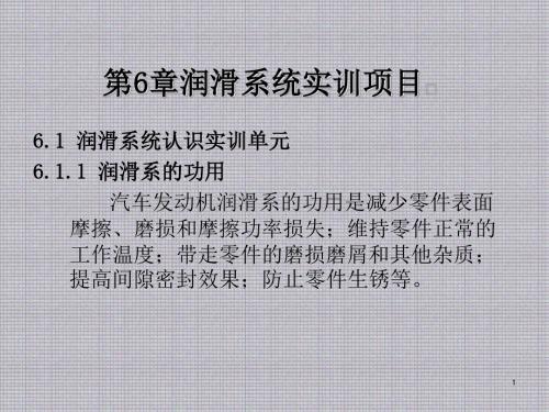 汽车传统发动机实训教程第六章