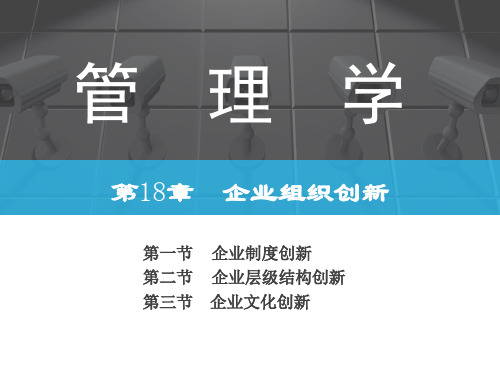 18企业组织创新