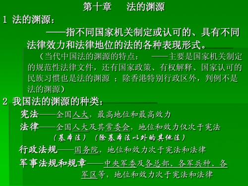 第十章 法的渊源11