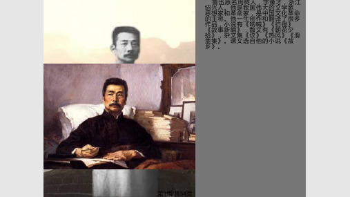 26少年闰土PPT教学课件