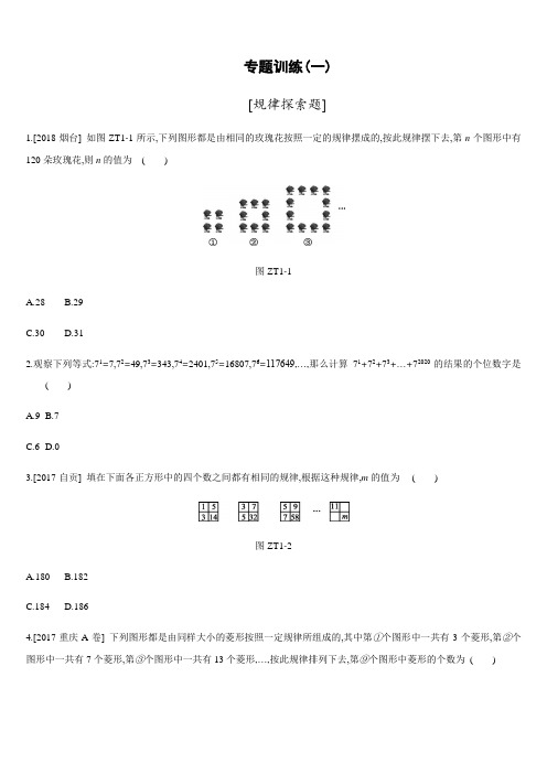 规律探索题(含答案)