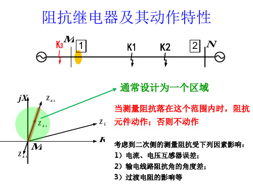 阻抗继电器及其动作特性