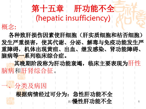 病理生理学15-肝功能不全
