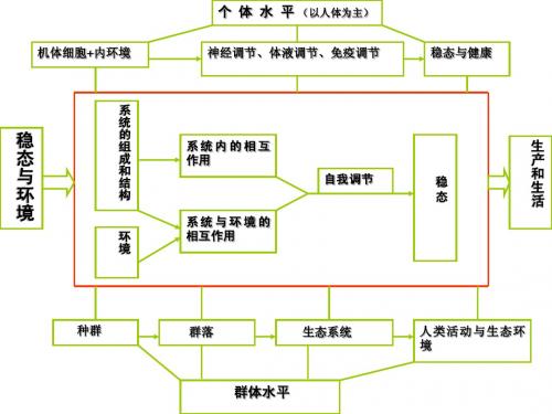 人教版教学课件内环境与稳态整章复习课件