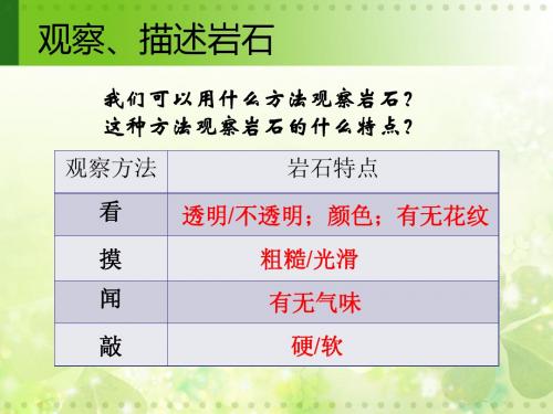 四下4.4、4.5观察、描述矿物