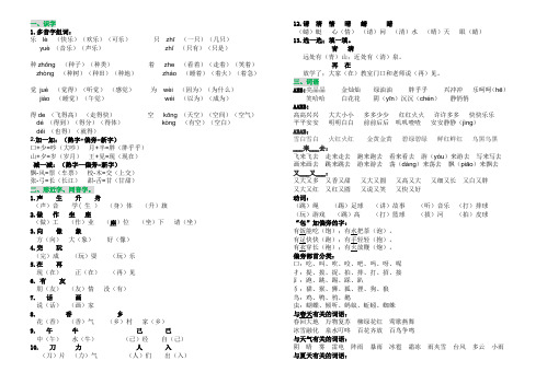 【小学语文】部编版一年级语文下册期末复习题(组词、填空、古诗、口语、看图写话)