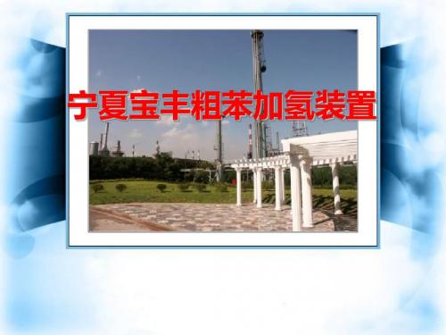 粗苯加氢装置工艺课件(PPT 57页)