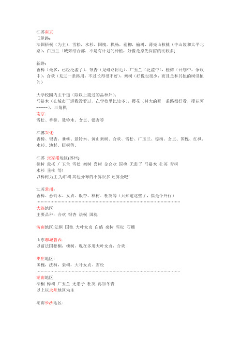 行道树