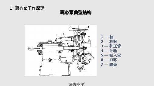 离心泵结构和原理PPT课件