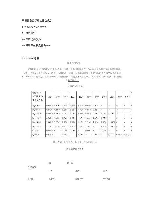 防振锤安装
