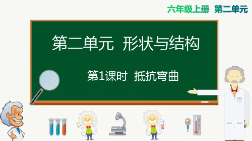 教科版六年级上册科学-抵抗弯曲精品课件
