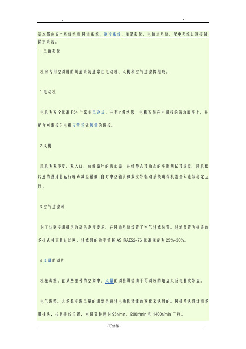 精密空调的备品配件