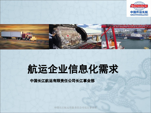 航运企业信息化需求