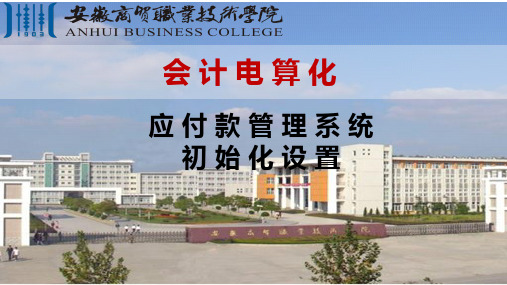 5-1-1应付款管理系统初始化设置-系统参数