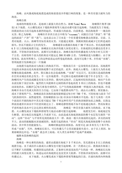 海啸