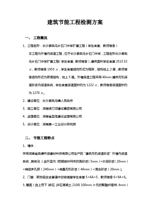 节能检测方案