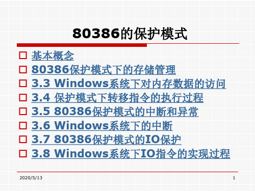 80386的保护模式