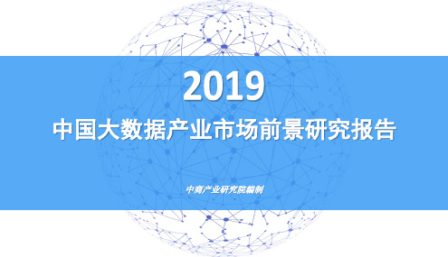 2019年中国大数据产业市场前景研究报告