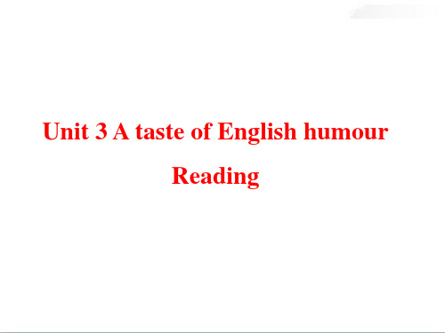 人教版高中英语必修4Unit3--Reading优质课件(共22张)