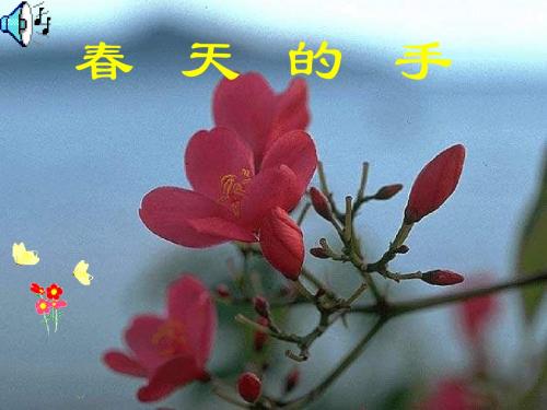 (北师大版)一下语文 春天的手 课件