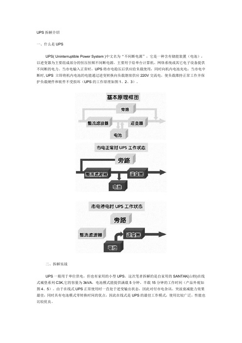 UPS拆解介绍