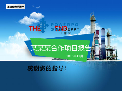 项目合作方案报告模板PPT课件