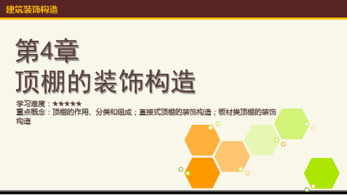 顶棚的装饰构造