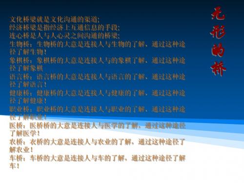说不尽的桥(青葵)