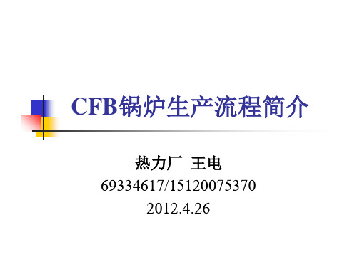 CFB锅炉流程简介