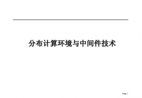 计算机网络 中间件