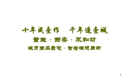 曲江紫薇永和坊项目定位及物业发展建议报告