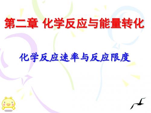 化学反应速率和限度