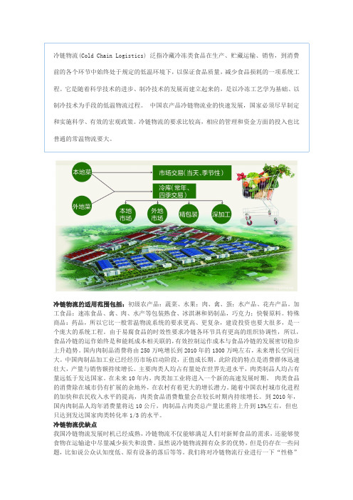 物流供应链-什么是冷链物流(Cold Chain Logistics)？