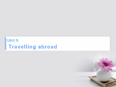高考英语第1轮复习Unit5Travellingabroad知识点复习讲解课件新人教版选修7