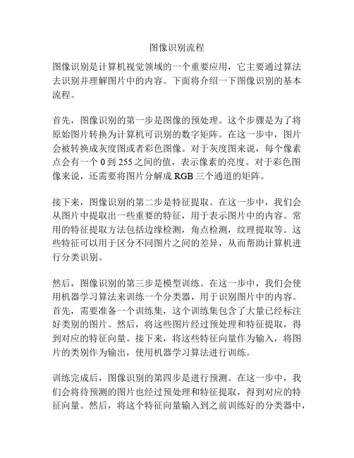 图像识别流程