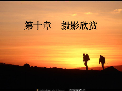 简明艺术欣赏教程 教学课件 左家奇 摄影欣赏