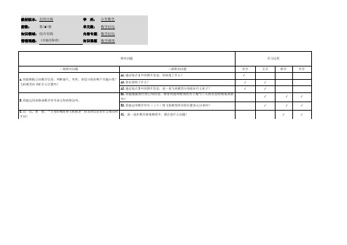 小学数学三年级下册数学好玩《有趣的推理》探究问题