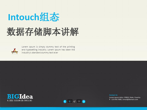2.Intouch数据存储脚本