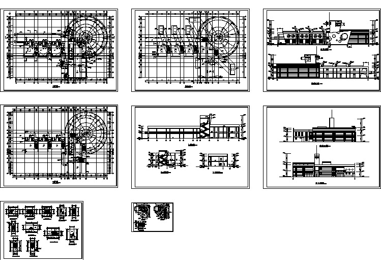 鸡冠石幼儿园建筑施工图纸(共8张)
