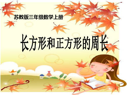 三年级数学上册 3.3 长方形和正方形周长的计算课件3 苏教版.pptx