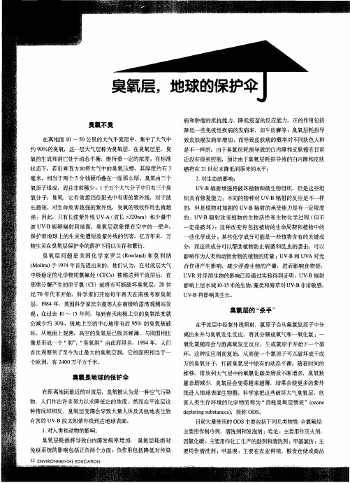 臭氧层,地球的保护伞