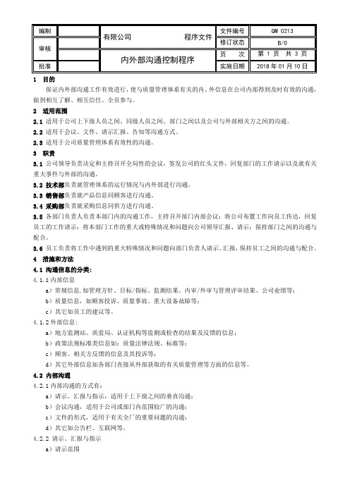 0213内外部沟通控制程序