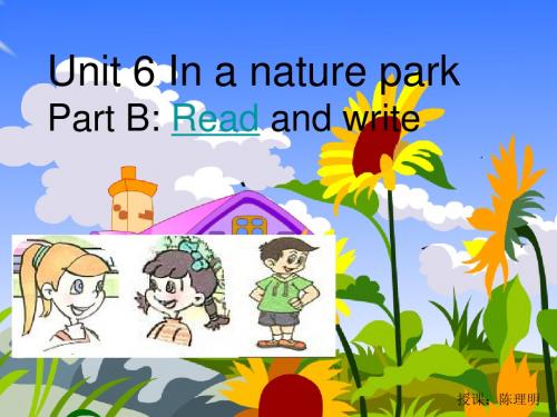 Unit6 In a nature park